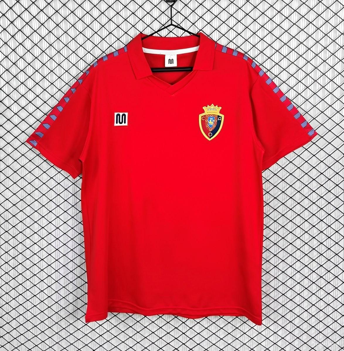 Camiseta de fútbol Osasuna 1983/84 LOCAL MANGA CORTA VERSION FAN